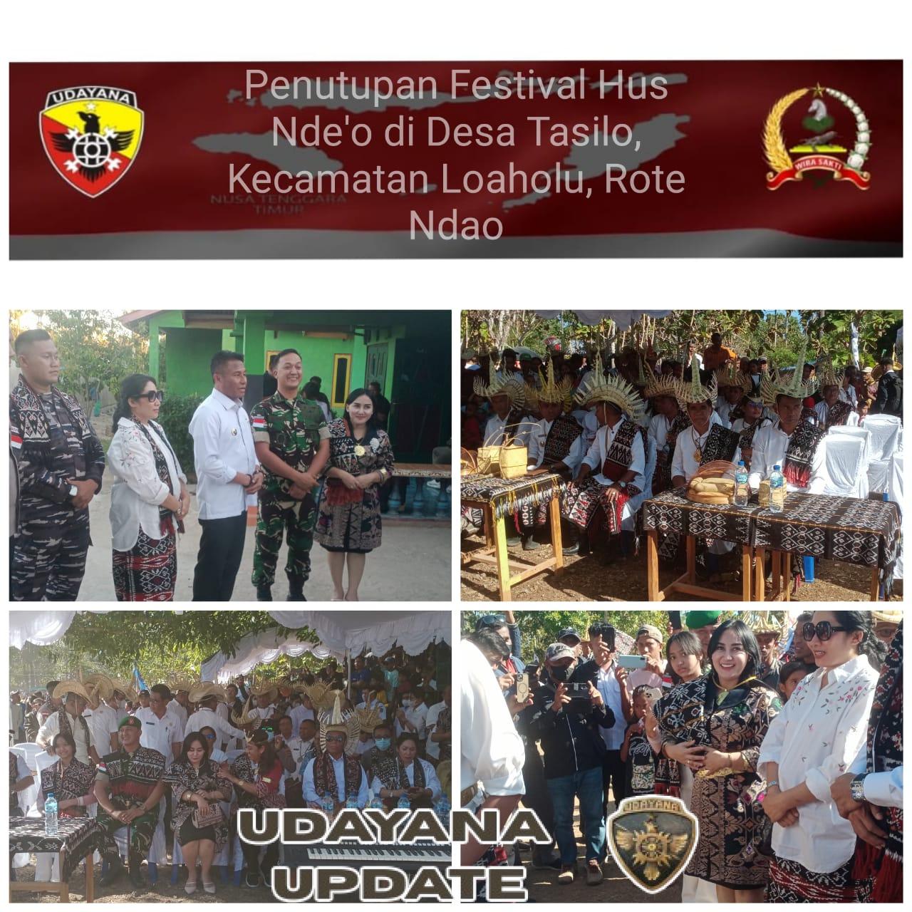 Hormati Tradisi Leluhur, Dandim Rote Ndao Hadiri HUS Nde’o Bersama Forkopimda