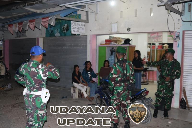 Serka Komang Adiguna Pimpin Tim Patroli Malam Minggu