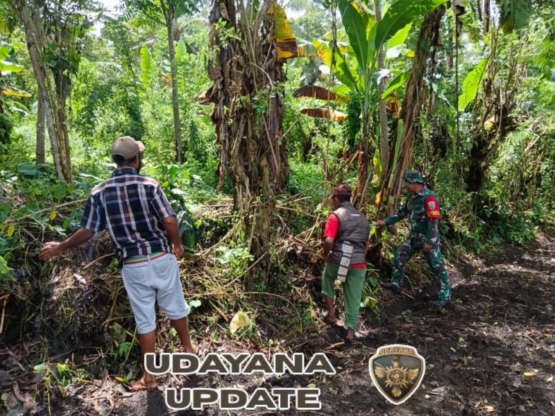 Monitoring dan Pengamanan Wilayah, Babinsa Dukung Ketertiban di Desa Ekolea