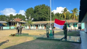 Kodim 1603/Sikka Laksanakan Upacara Bendera, Tingkatkan Kedisiplinan dan Kesadaran Nasional.