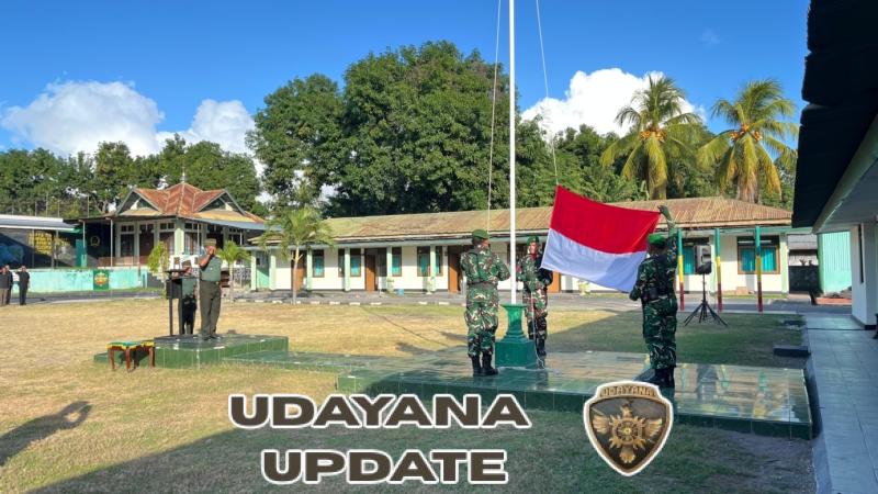 Kodim 1603/Sikka Laksanakan Upacara Bendera, Tingkatkan Kedisiplinan dan Kesadaran Nasional.