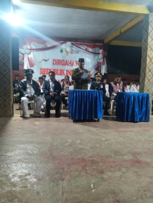 Latihan Intensif 10 Hari, Paskibraka Kecamatan Kie Sukses Jalankan Tugas di HUT RI