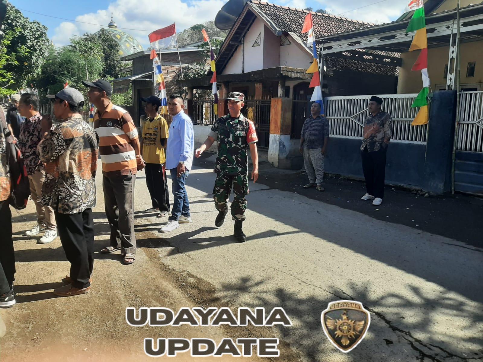 Aparat Desa dan Babinsa Kompak Cek Persiapan Lomba Kebersihan Kecamatan Madapangga