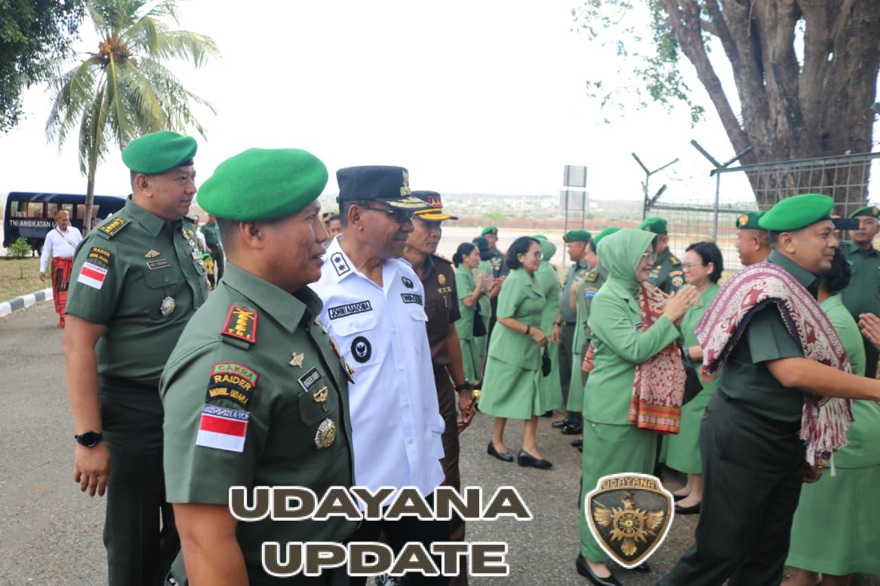 Dandim dan Forkopimda Sambut Danrem dengan Adat