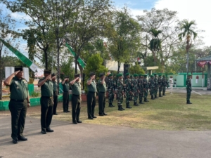 Khidmat, Upacara Bendera Hari Senin Dipimpin Kasdim 1601/Sumba Timur