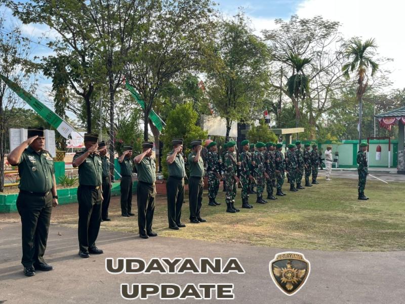 Khidmat, Upacara Bendera Hari Senin Dipimpin Kasdim 1601/Sumba Timur