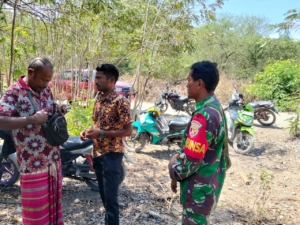 Tim Survei Ibukota DOB Amfoang Turun Lokasi Dikawal Babinsa dan Bhabinkamtibmas