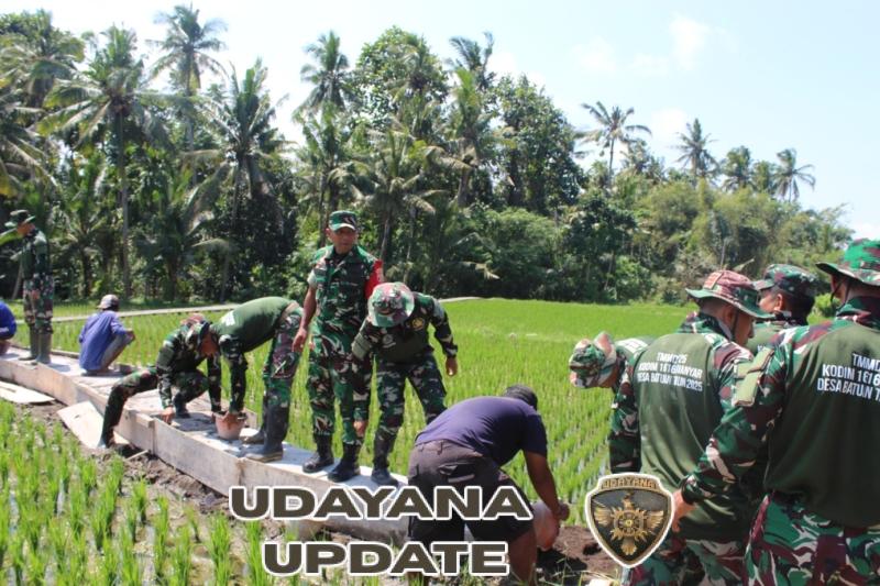 Pekerjaan TMMD ke-125 Masuki Tahap Akhir, Masyarakat Batuan Ucapkan Terima Kasih