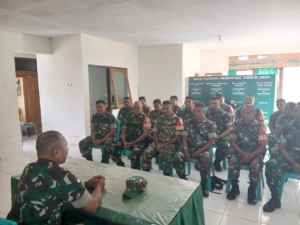 Babinsa Amarasi Fokus Kumpulkan Data Akurat Dukung Ketahanan Wilayah