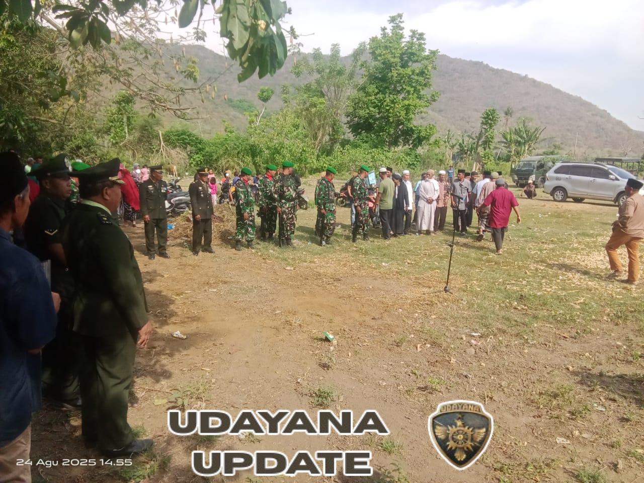 Penghormatan Militer untuk Serma (Purn) Syaiful di Kecamatan Kempo