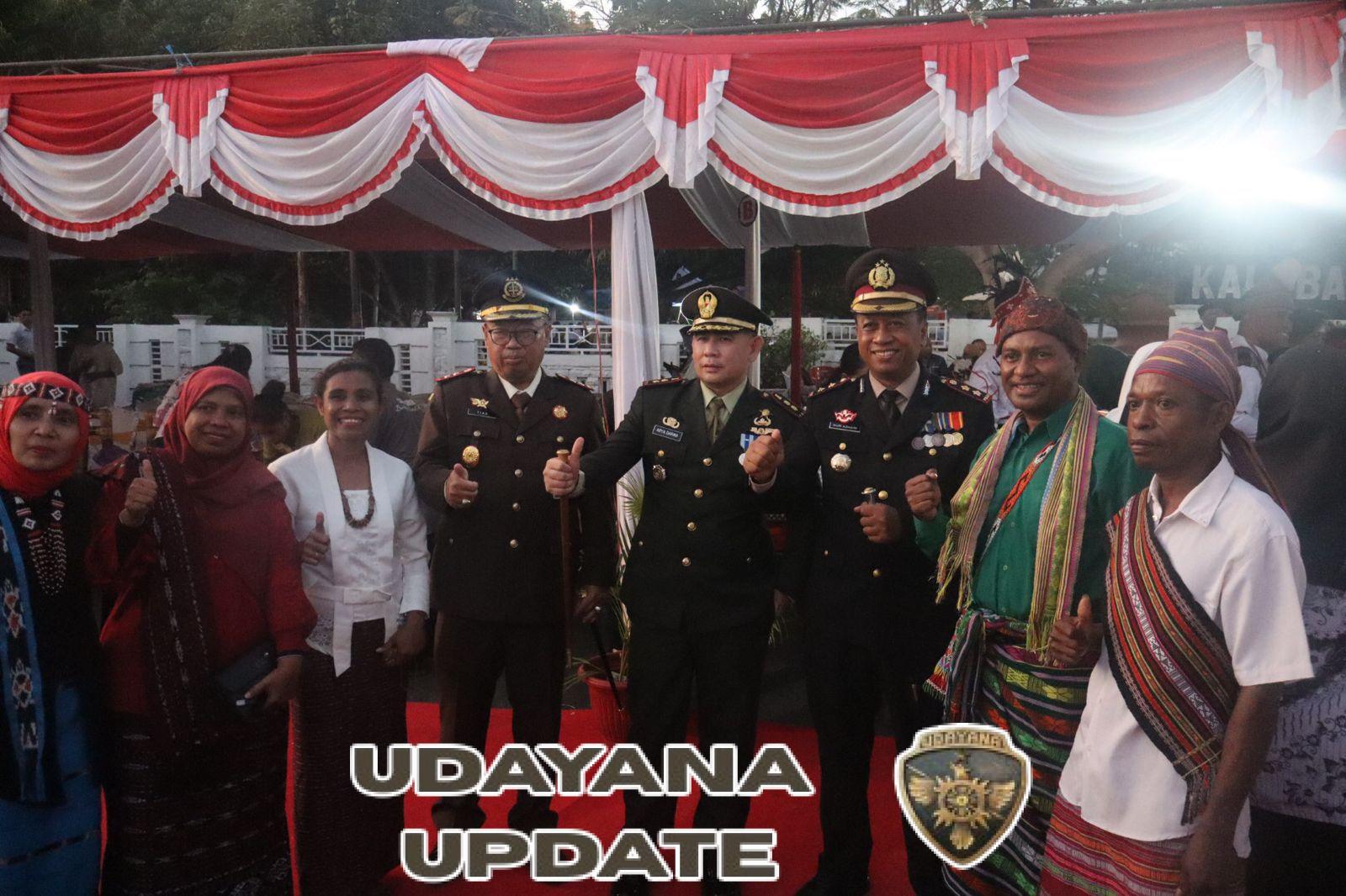 Forkopimda Kabupaten Alor Gelar Upacara Penurunan Bendera HUT RI ke-80, Dandim 1622/Alor Hadir