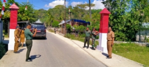 Koramil 01/Loli Dukung Lomba Kebersihan Lingkungan di Kecamatan Kota Waikabubak