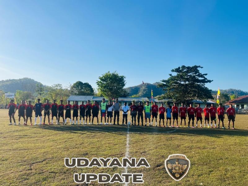 Pos Salore Dukung Rangkaian Kegiatan Turnamen Sepakbola Desa Tulakadi