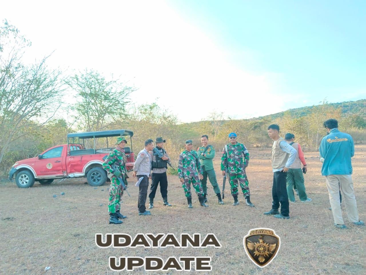 Kodim 1614/Dompu Bersama TN Tambora Amankan Jalur Rawan Kehutanan