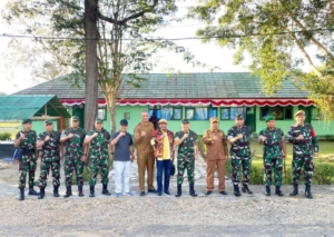 Dandim 1618/TTU Dampingi Pangdam IX/Udayana Tinjau Lahan Yonif Teritorial Pembangunan di TTU