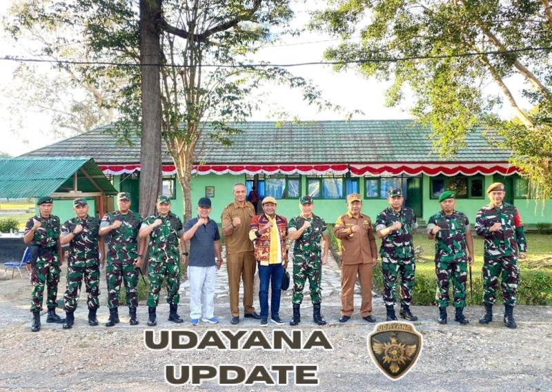 Dandim 1618/TTU Dampingi Pangdam IX/Udayana Tinjau Lahan Yonif Teritorial Pembangunan di TTU