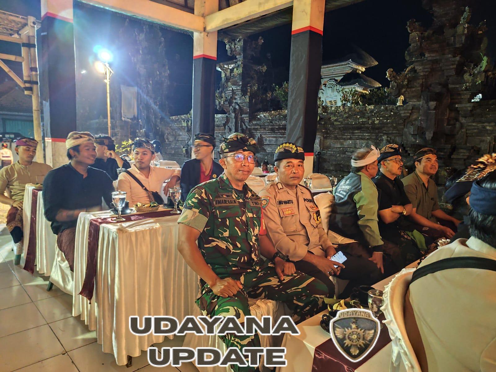 Babinsa Taro Bersama Aparat Desa Hadiri Syukuran HUT ST Eka Wana Mekar ke-39