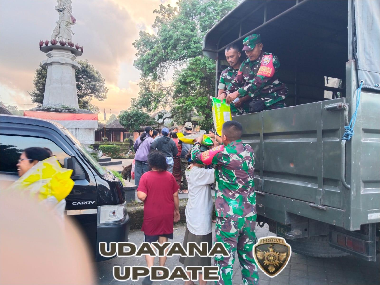 Kodim 1616/Gianyar Bersama Bulog Stabilkan Harga Pangan di Wilayah Payangan