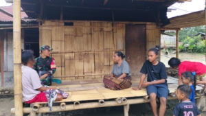 TNI AD Ujung Tombak Jaga Kondusifitas Wilayah Binaan di Kecamatan Detukeli