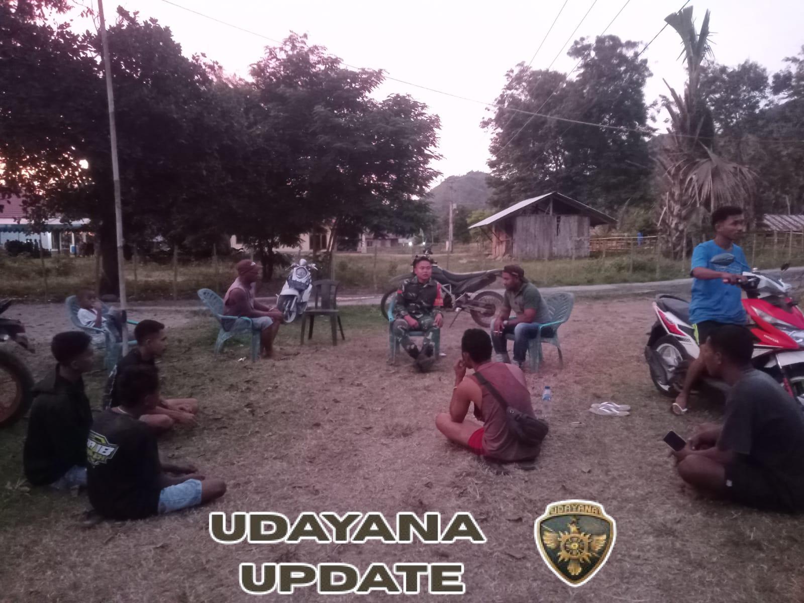 Babinsa Pratu Yudha Santoso Ajak Warga Ranokolo Jaga Kamtibmas di Wilayah Binaan