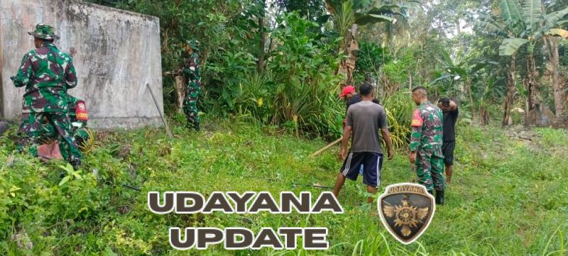 Babinsa Laksanakan Komsos dan Perbaikan Bak Air di TK Bunga Mawar