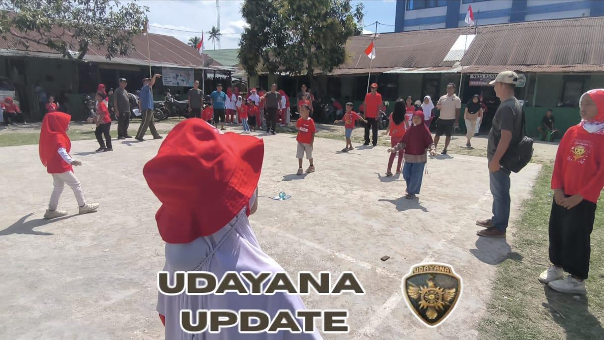 HUT RI ke-80, Anak-Anak Prajurit Kodim 1613/Sumba Barat Ikuti Lomba Seru