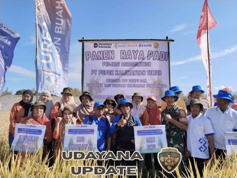Serka Jubaidin Kawal Panen Agrosolution Bersama Pupuk Kaltim