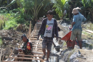 Kadus Lantangidung: Terima Kasih TNI, Jalan Pertanian Kini Jadi Kenyataan