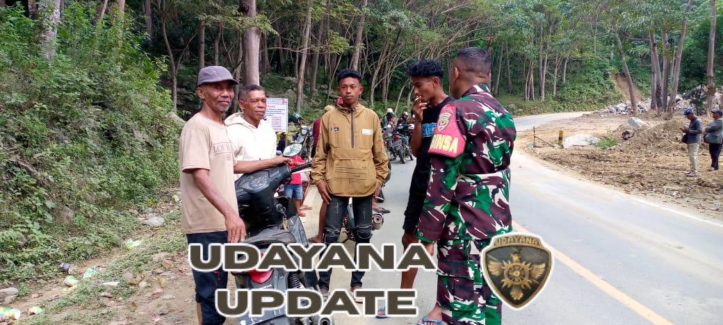 Kodim 1602/Ende: Babinsa Aktif Dampingi Warga dan Awasi Keamanan Wilayah Binaan