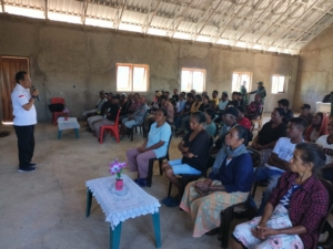 Tanggap Bencana, Satgas TMMD 125 Kodim Belu Berikan Penyuluhan Penanggulangan Bencana Alam
