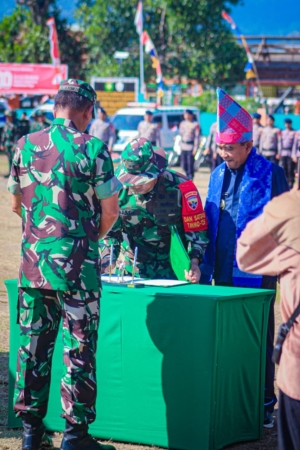 Penutupan TMMD ke-125: Danrem 162/WB Dorong Masyarakat Sumbawa Rawat Fasilitas yang Dibangun