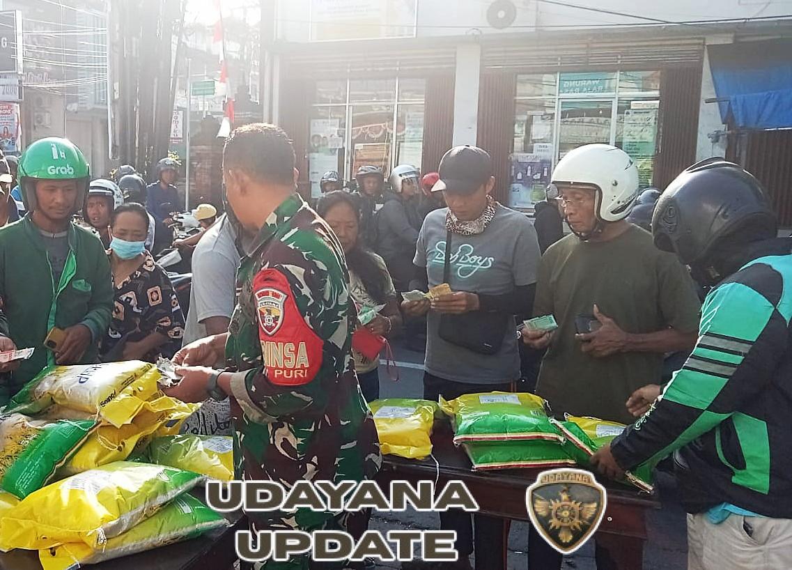 Gerakan Pangan Murah Kodim 1611/Badung Upaya untuk Meningkatkan Ekonomi Masyarakat