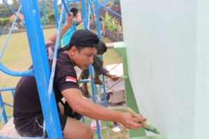 Satgas TMMD Persembahkan Hadiah Kemerdekaan: Tower Reservoir 250 Titik Air Bersih untuk Warga