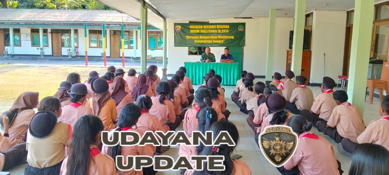 Kodim 1603/Sikka Gelar Pelatihan Pramuka, Tingkatkan Kemampuan Generasi Muda dalam Menghadapi Bencana