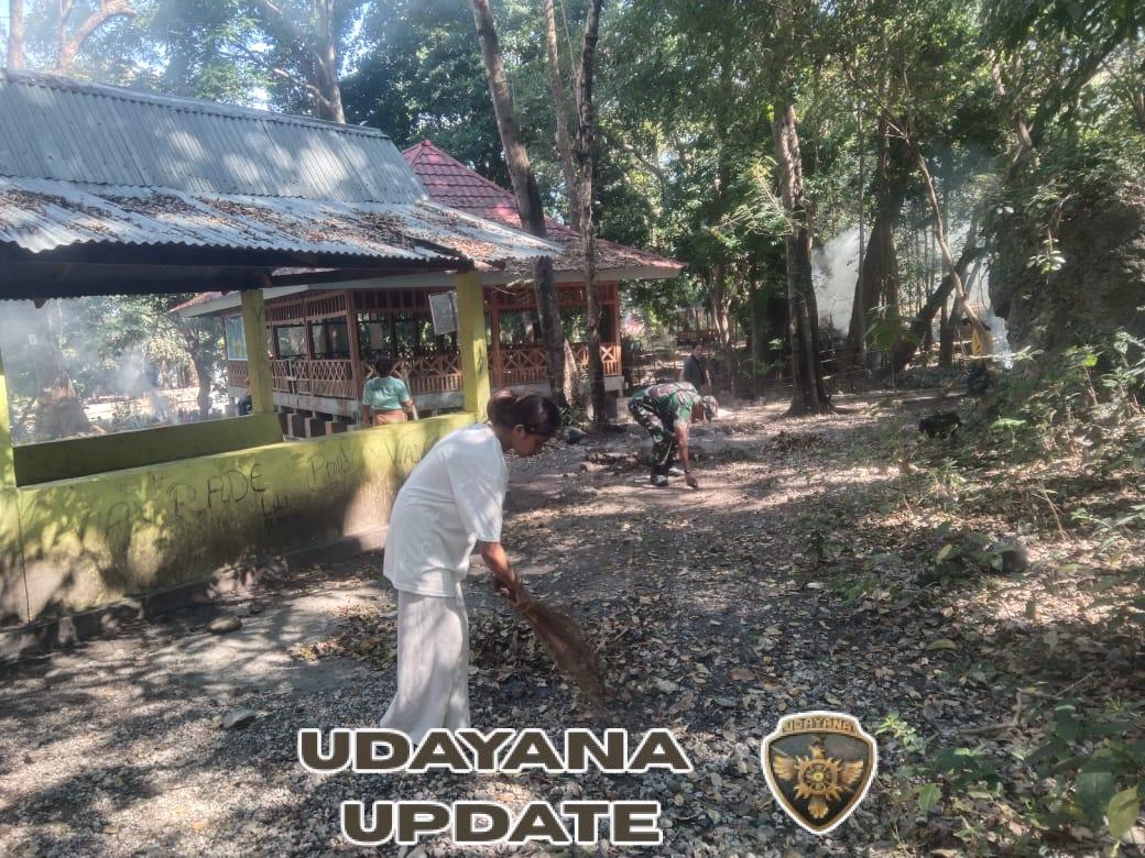 Sinergi Babinsa Koramil Camplong dan Warga Lestarikan Alam Camplong