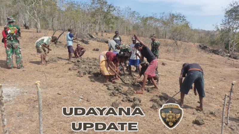 Peduli Kesehatan Warga, Satgas Pamtas & JPCC Foundation Bangun MCK di Kampung Kananael