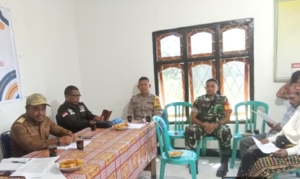 Babinsa dan Unsur Forkopimcam Bahas Rencana Pembangunan Desa Bea Kakor