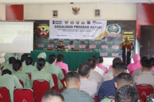 PT. Asabri Cabang Kupang Berikan Sosialisasi Bagi Prajurit TNI, Polri, ASN, Persit dan Bhayangkari Di Belu