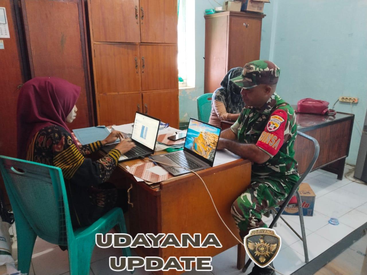 TNI Hadir di Desa Borokanda, Pastikan Keamanan dan Data Terupdate