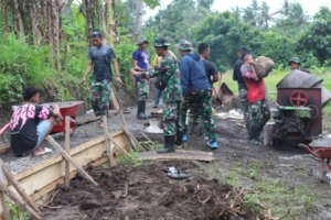 Dansatgas TMMD 125: Bangun Jalan, Bangun Harapan Petani Desa Batuan