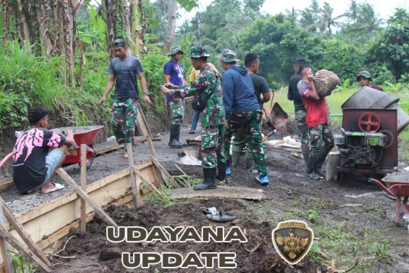 Dansatgas TMMD 125: Bangun Jalan, Bangun Harapan Petani Desa Batuan