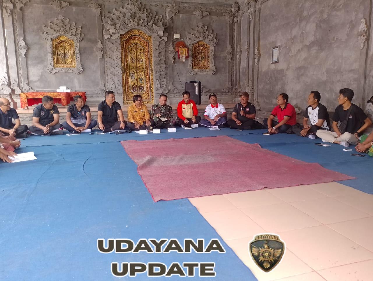 Kenang jasa para pahlawan yang gugur dalam perang besar Tanah Aron, Kasdim 1623/Karangasem turut hadiri rapat evaluasi.