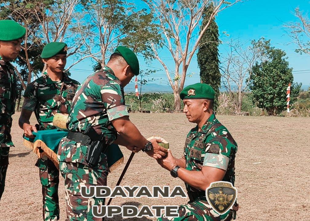 Acara Pengukuhan Warga baru Brigif 21/Komodo yang di pimpin oleh Danbrigif 21/Komodo.