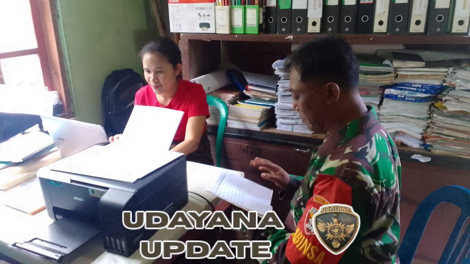 Babinsa Ende Giatkan Puldata Ter dan Komunikasi Sosial untuk Dukungan Wilayah Binaan