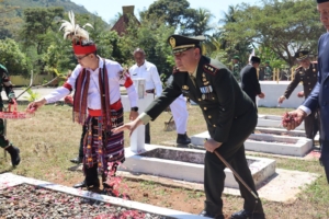 Penghormatan Terakhir Kepada Pahlawan di TMP Malua Galiau