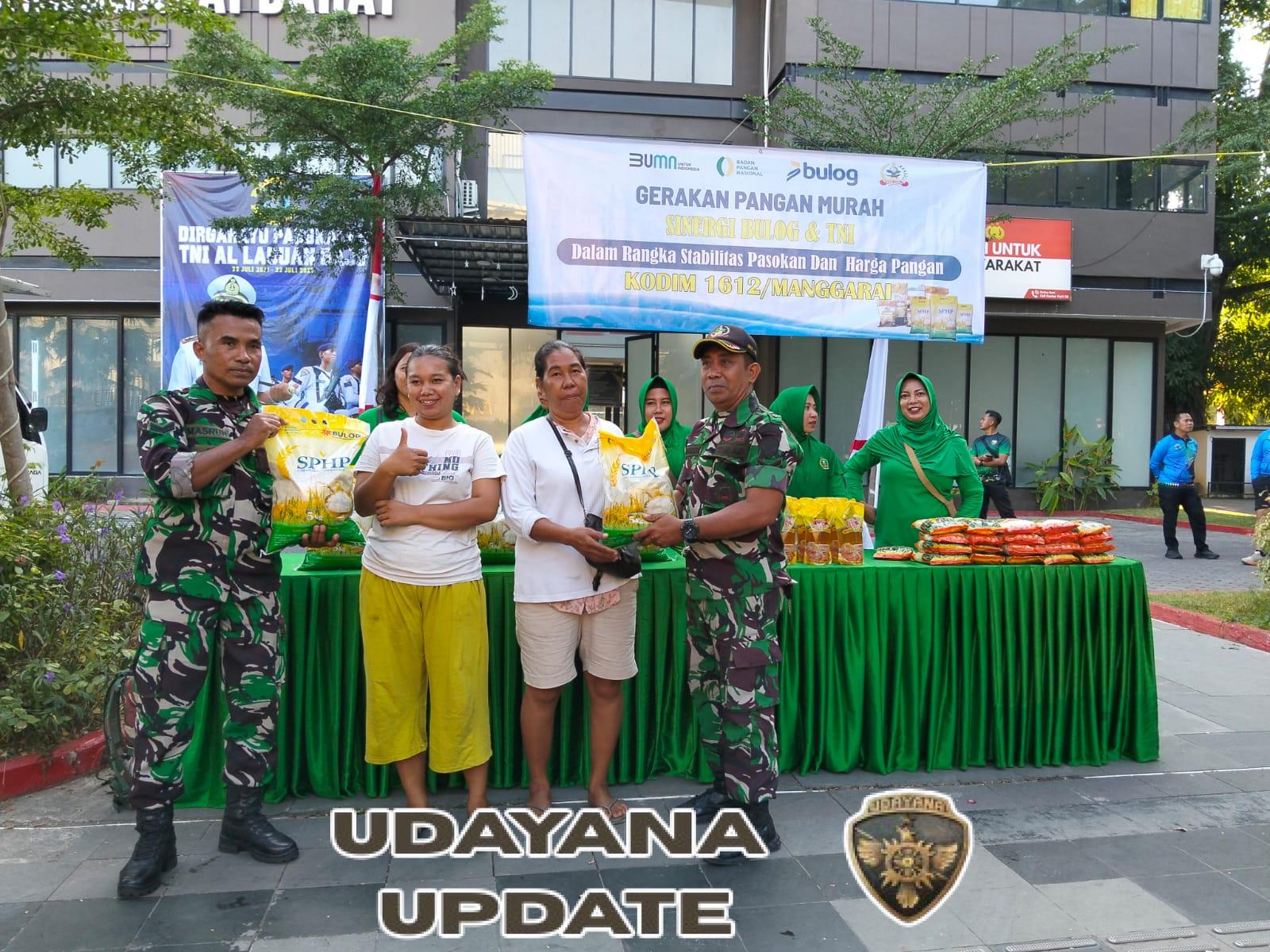 Gerakan Pangan Murah Babinsa Koramil 1612-02/Komodo: Bukti TNI Selalu di Hati Rakyat