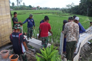TMMD 125 di Desa Batuan: Dan SSK dan Kadus Bersama Warga Wujudkan Akses Pertanian Lebih Baik