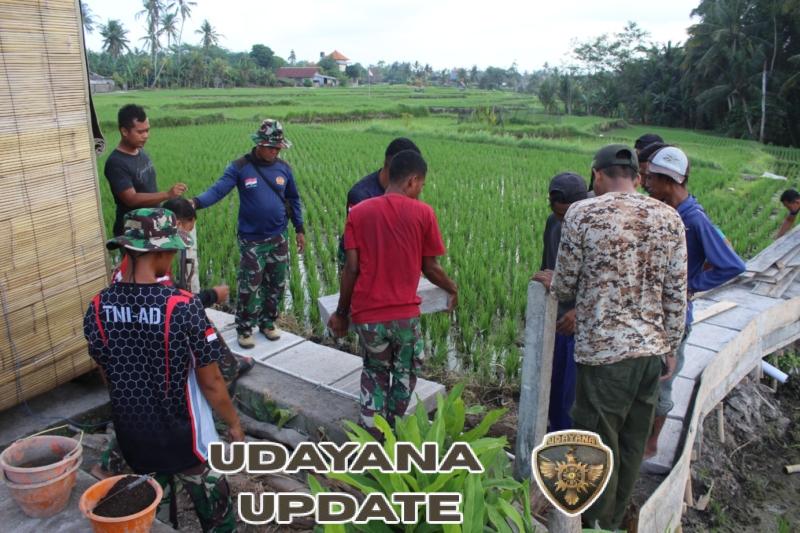 TMMD 125 di Desa Batuan: Dan SSK dan Kadus Bersama Warga Wujudkan Akses Pertanian Lebih Baik