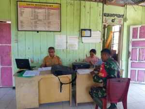 Warga Sambut Positif Kehadiran Babinsa di Tengah Masyarakat Fataatu Timur