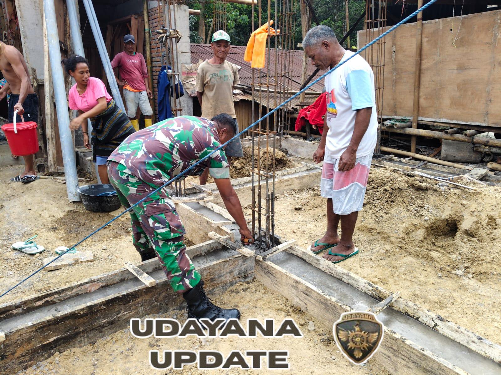 Tingkatkan Kamtibmas, Babinsa Ende Laksanakan Monitoring dan Bina Warga di Raburia